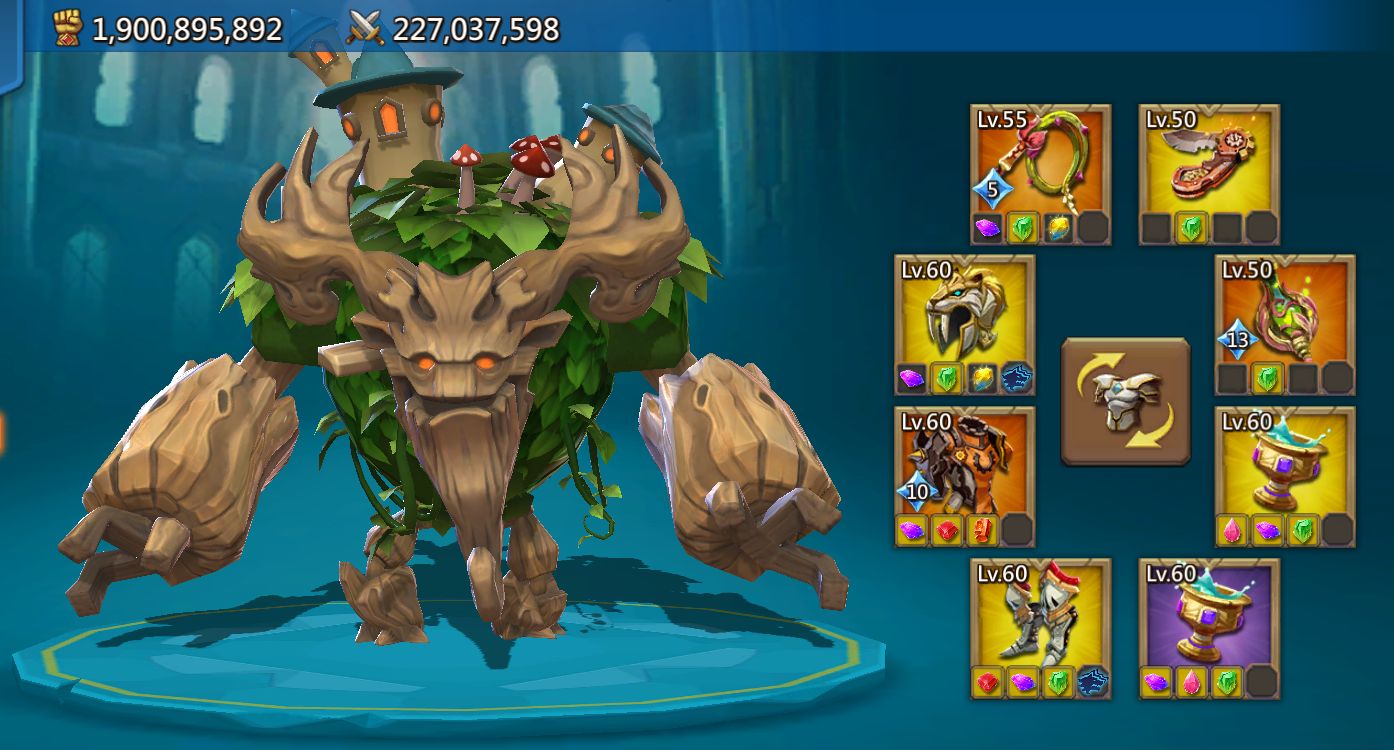 CONTA LORDS MOBILE 1.9B DE PODER 53M DE TROPAS 3M DE T5 E 12.5M DE T4