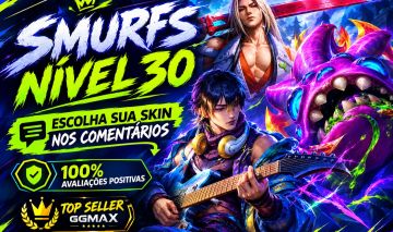 SMURF SKIN Á ESCOLHA / 100% SEGURA. MUDE PARA SEU E-MAIL, TODOS OS DADOS LVL30