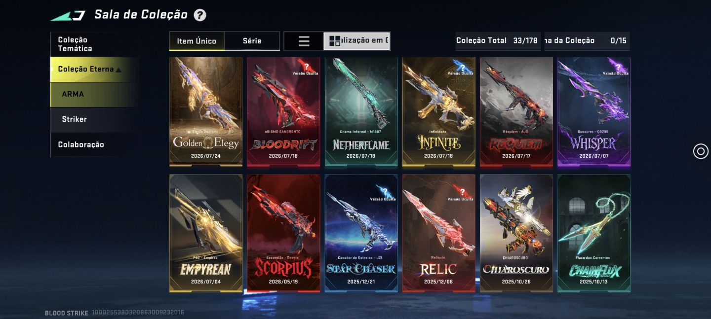 Vende-se conta Blood strike, Varias skins eterna confira na descrição