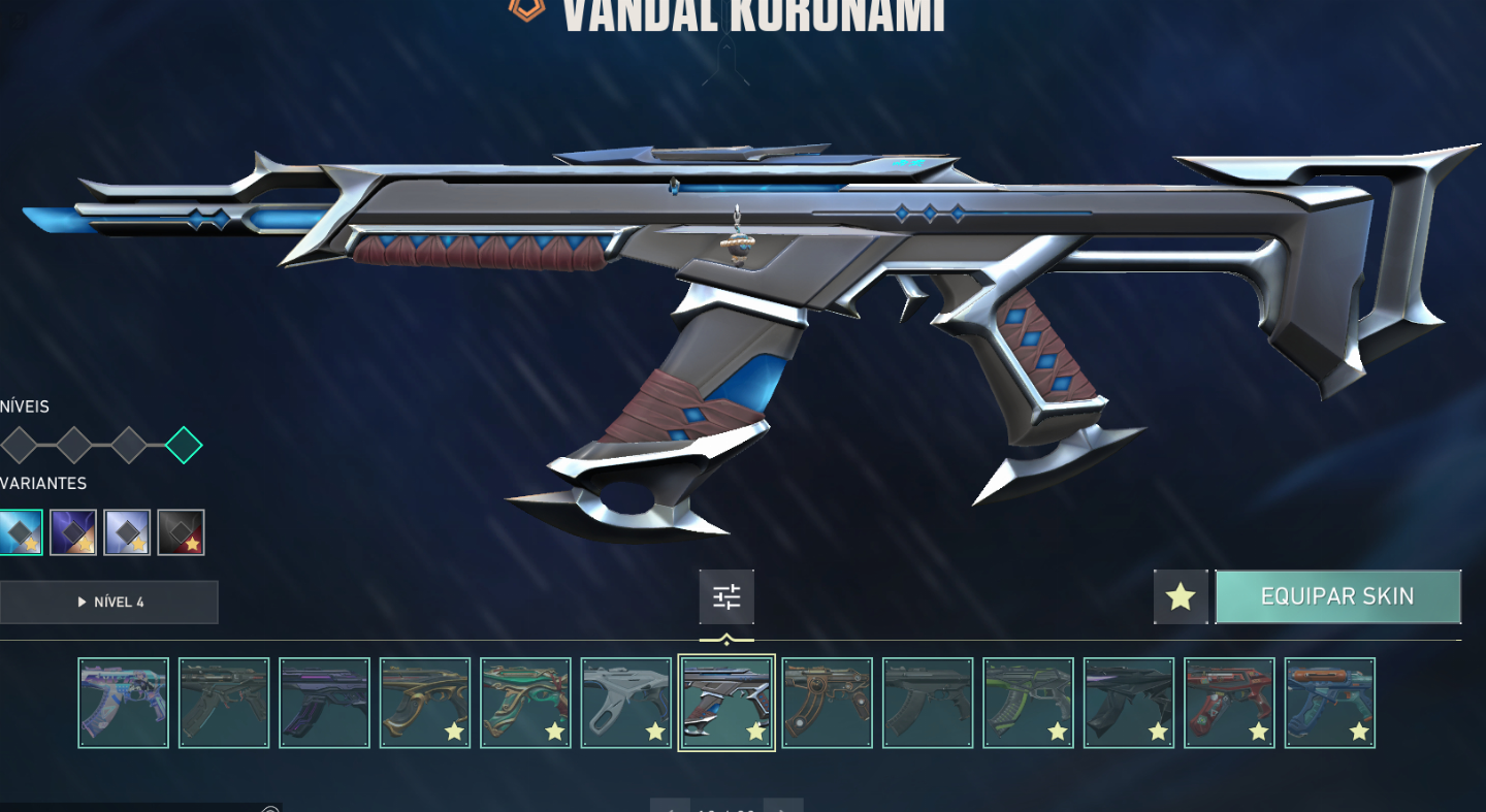 Conta valorant com mais de 2mil gastos, nivel 300+, plat 1