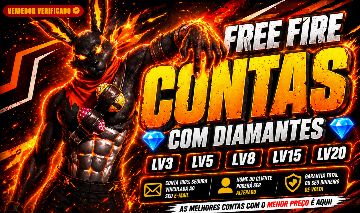 CONTAS FREE FIRE COM DIAMANTES/SKINS | PROMOÇÃO EXCLUSIVA E ENTREGA RÁPIDA!