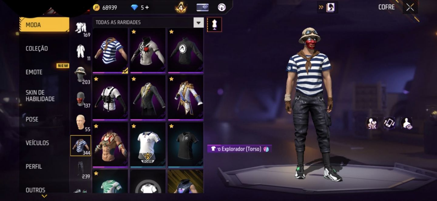 Conta de free fire gemada com angelical