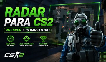 CONTA CS2 - RADAR COMPETITIVO E PREMIER LIBERADOS