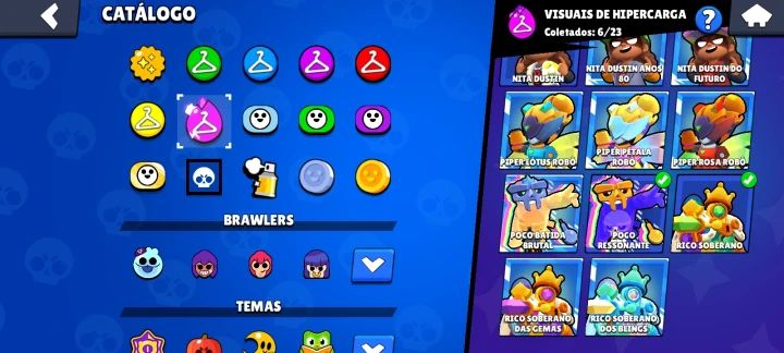 Conta de Brawl Stars com Mais de 100K Todos os Personagens e Muitos Prestígios