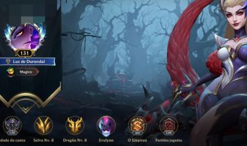 Conta de wild rift parada ex mestre ex top 50 Evelyn