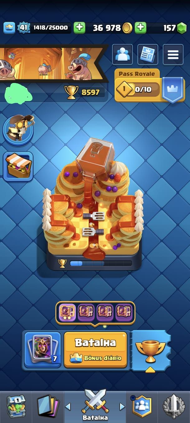 Conta de Clash Royale com 8597 troféus CONTA ANTIGA!!