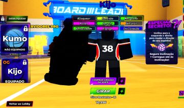 CONTA VOLLEYBALL LEGENDS COM VARIOS PERSONAGENS