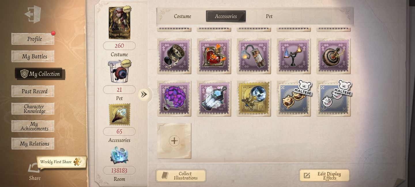 CONTA IDENTITY V ANTIGA SKINS CROSSOVER