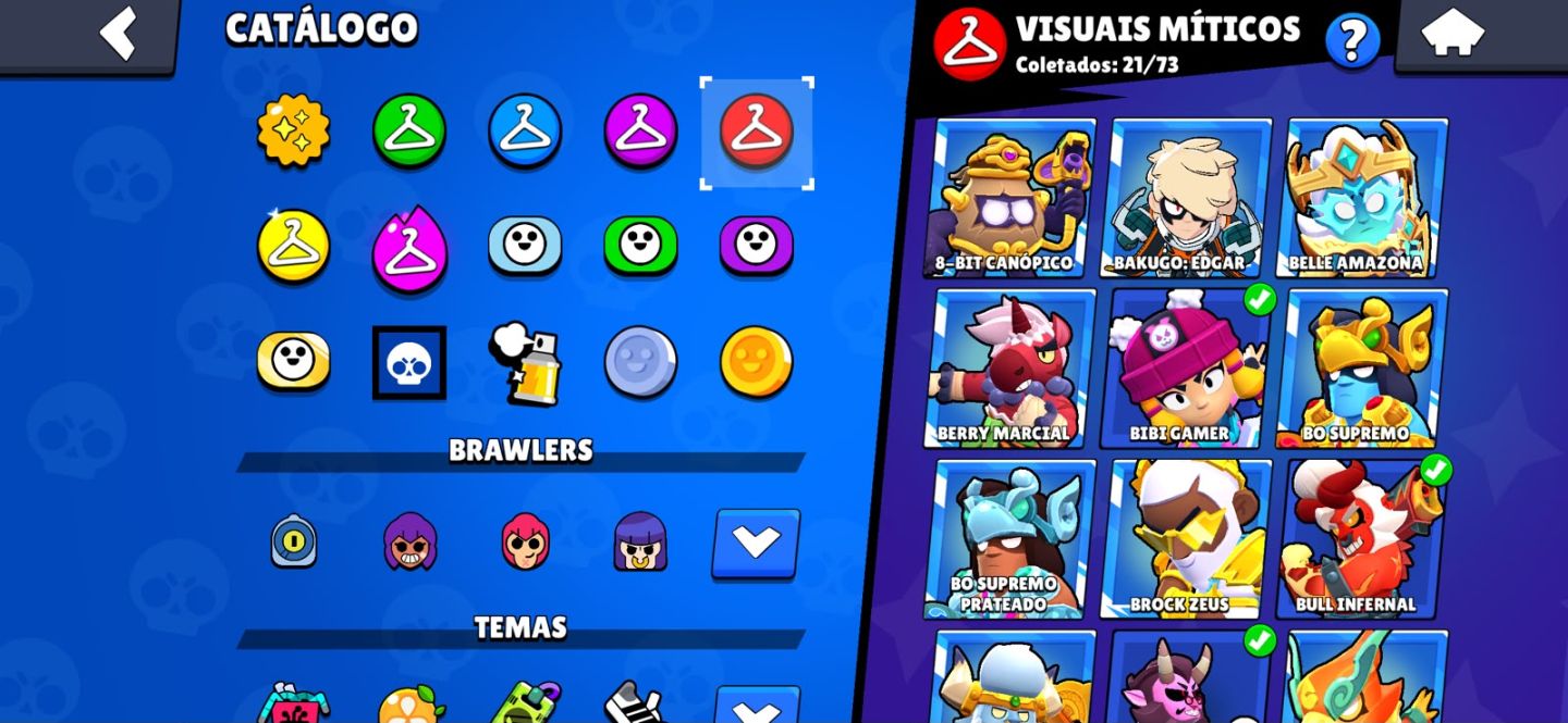 Conta OG Brawl Stars (2018) | 57k Troféus | Shelly Estelar + 431 Skins!