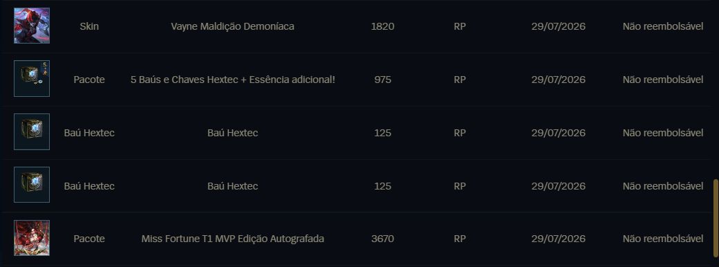 Conta com AKALI TRUE DAMAGE PACOTE MF T1 ASSINADA Sylas matador das cinzas