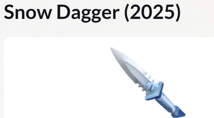 Snow dagger (Super barato! Otima faca)
