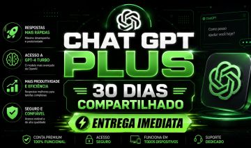 ChatGPT Plus por 30 Dias | Entrega Imediata + Suporte