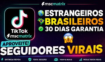 (PROMOÇÃO) - Seguidores Virais TIKTOK - Estamos On