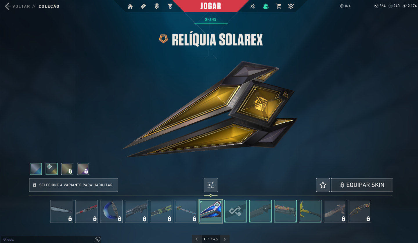 Conta Valorant com varias skins