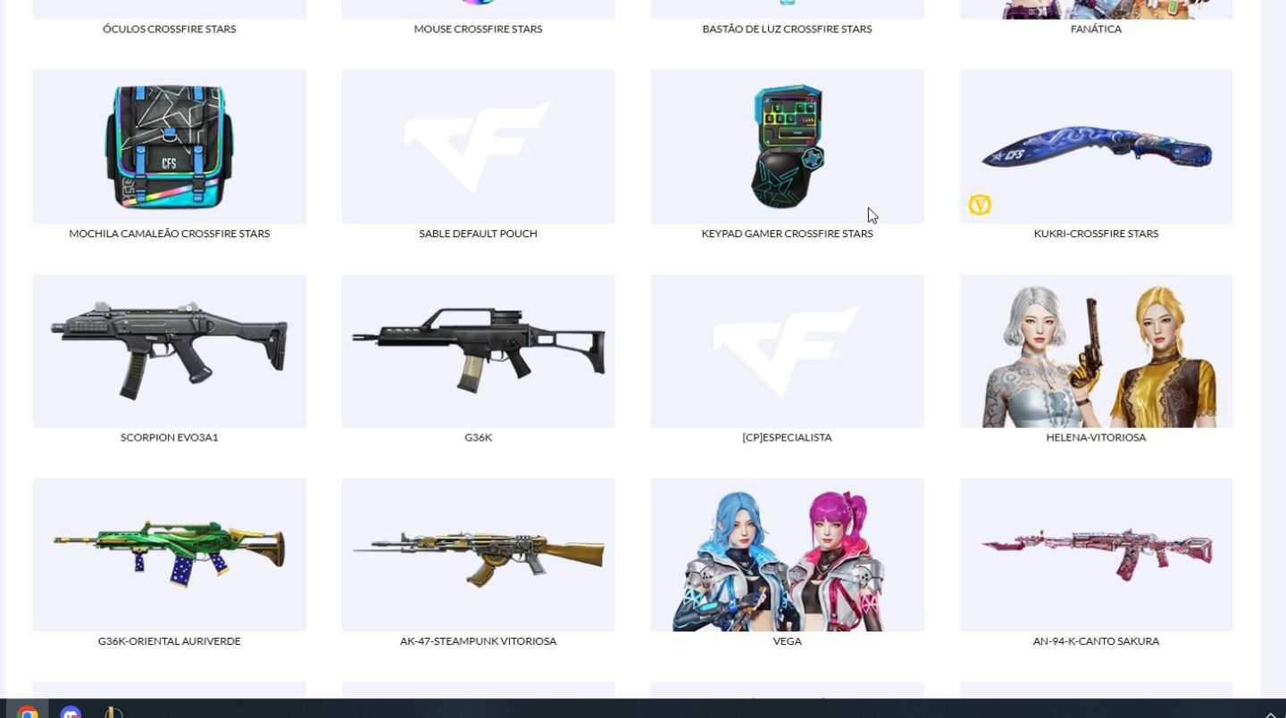 CONTA CROSSFIRE MITO RANKED À VENDA 2 STAR 4 VIPS 4 PERSONAGEM PERMA