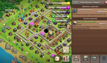 Conta de clash of clã cv11 Full no máximo, cheio de itens mágicos