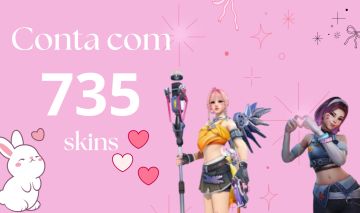 Conta overwatch 2019/2026 com 735 skins com skins raras e diversas de collab!