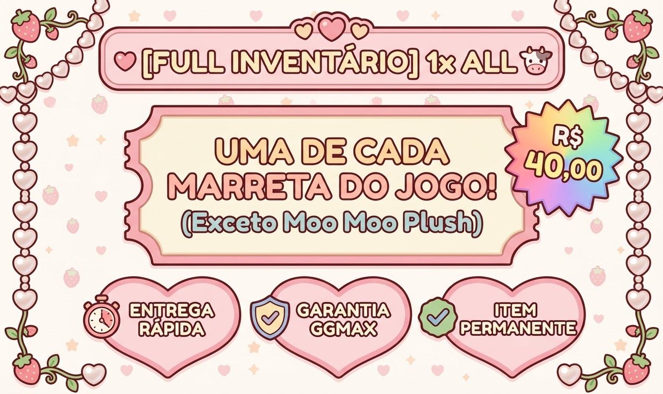 [FULL INVENTÁRIO] 1x ALL (TODAS AS MARRETAS - MENOS MOO MOO) Flee The Facility!