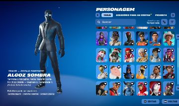 Conta FORTNITE Com +50 SKINS ITENS RAROS E DIVERSOS!!!