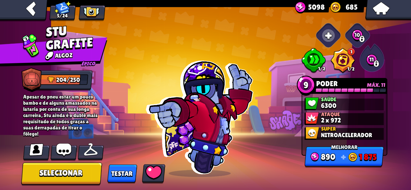 CONTA BRAWL STARS RARA (CRIADA EM 2020) 13.3K TROFÉUS | 112 SKINS