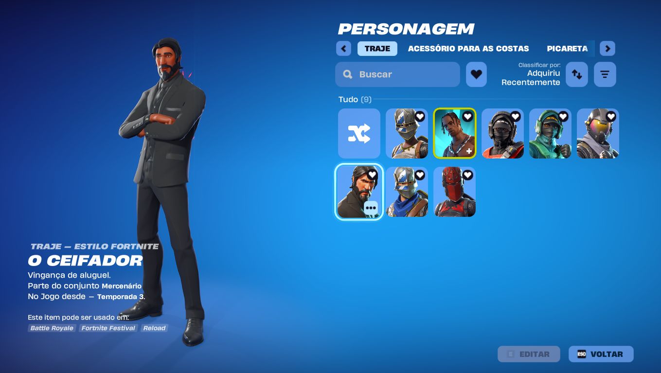 Conta Fortnite 226 SKINS-Travis Scott+Cavaleiros Season 2+SALVE O MUNDO FUNDADOR