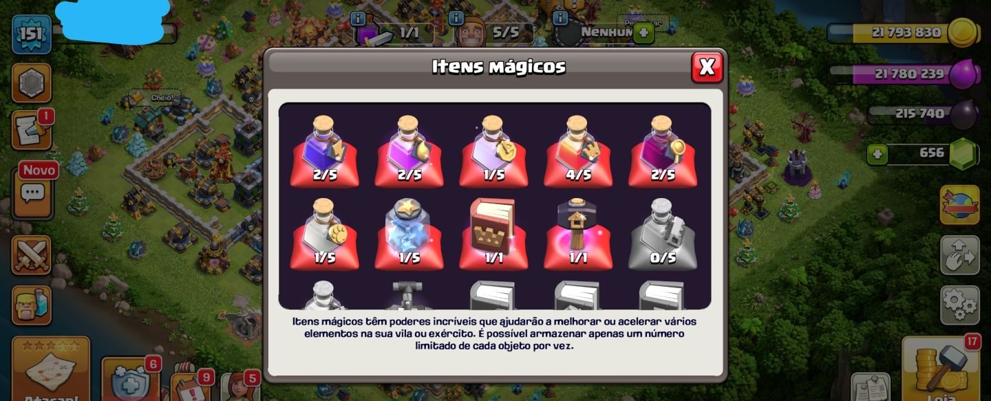 CONTA COC CV16 NÍVEL 151 | 1.737 MEDALHAS DA LIGA | 140
