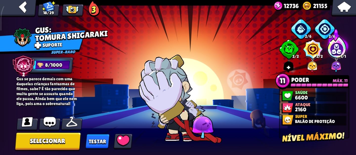 CONTA DE BRAWL STARS COM P3 NA SHELLY E MESTRE