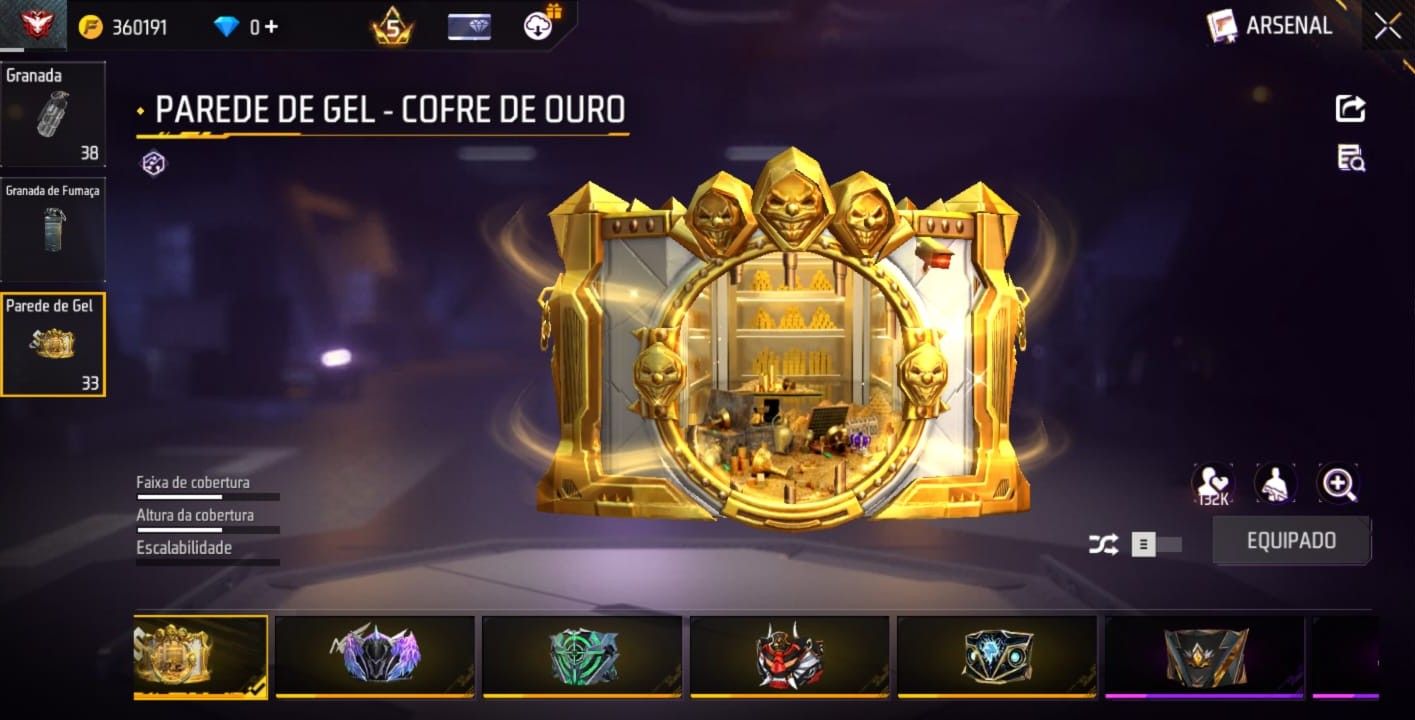 CONTA ANTIGA DE FREE FIRE- ( 6 ANOS)