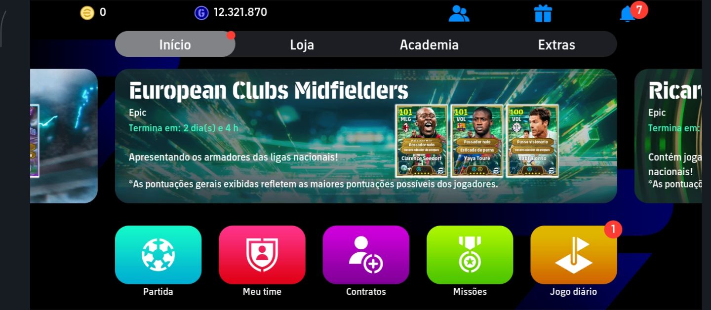 Conta de efootball