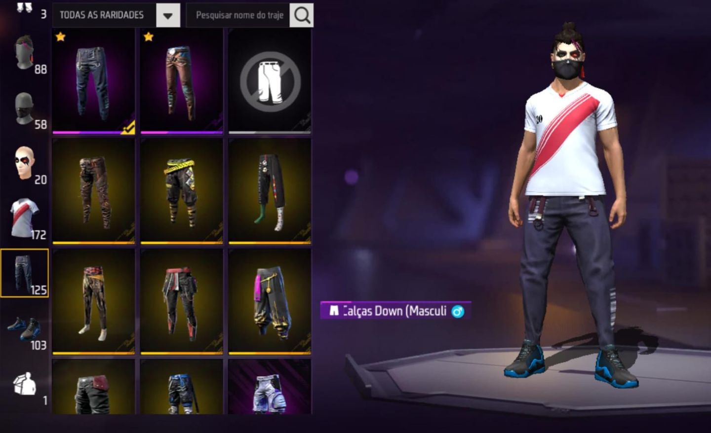 CONTA LEVEL 61 DE FREE FIRE MUITO BOA