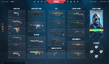 Conta full valorant criada desde o beta com muitas skins