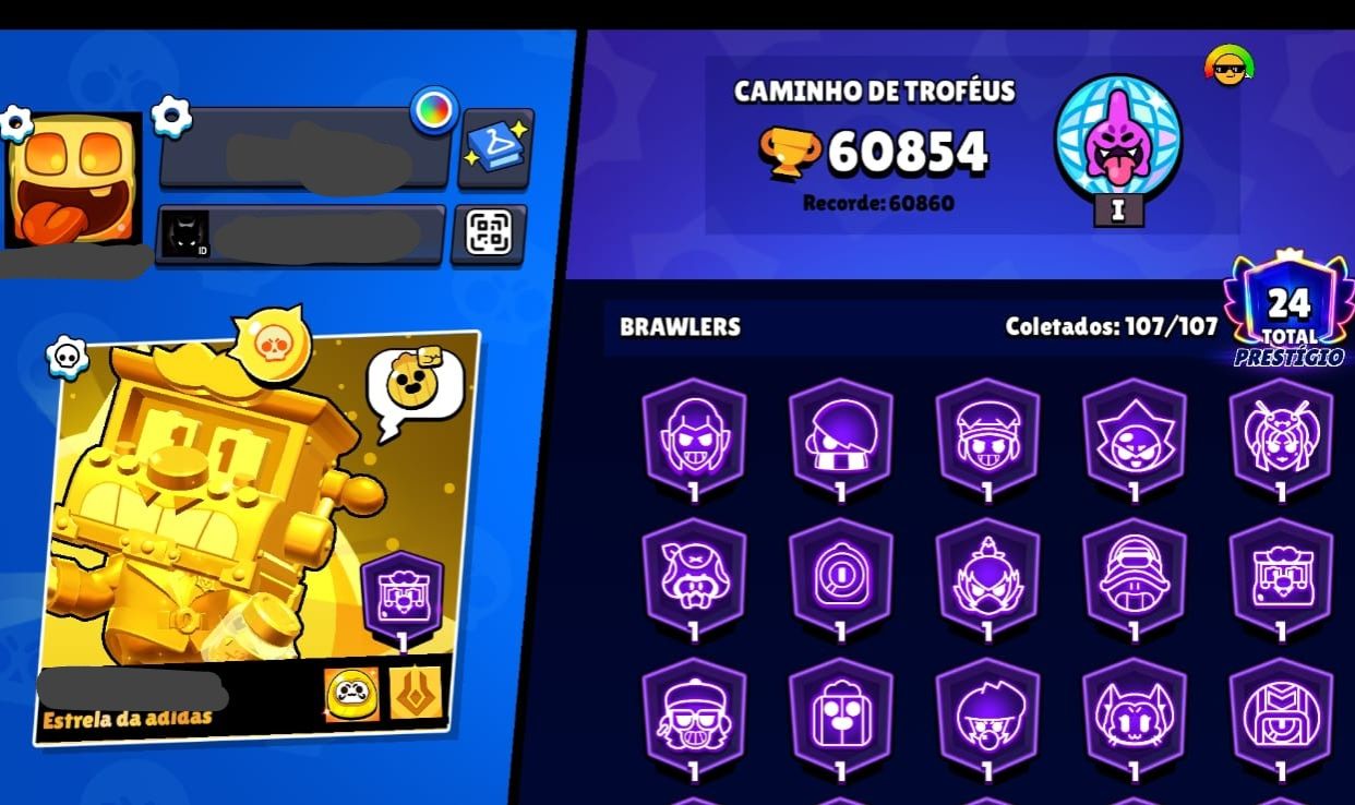 Conta de Brawl Stars muito rara.
