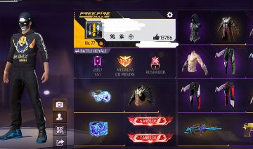 CONTA DE FREE FIRE BEM BARATA/COM SKIN RARAS!