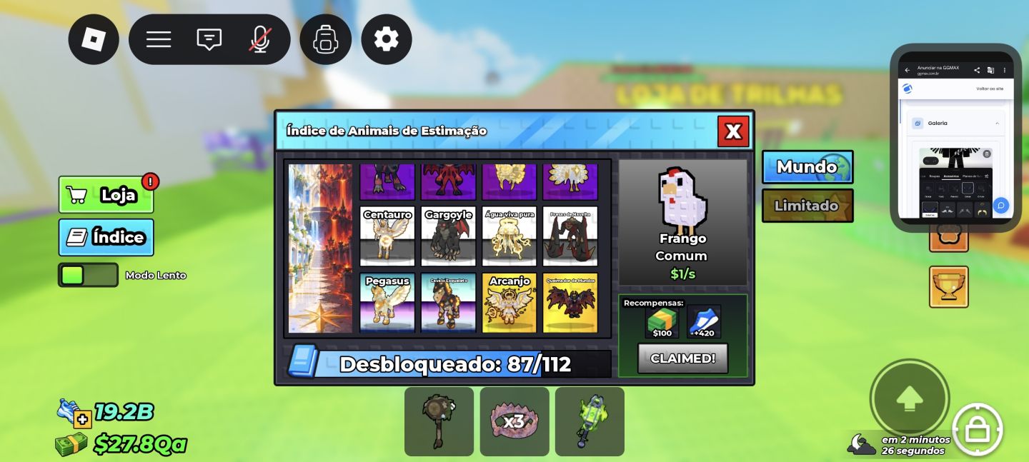 Conta Roblox Rara Itens Exclusivos + Skins [Jogo Principal, ex: Blox Fruits]