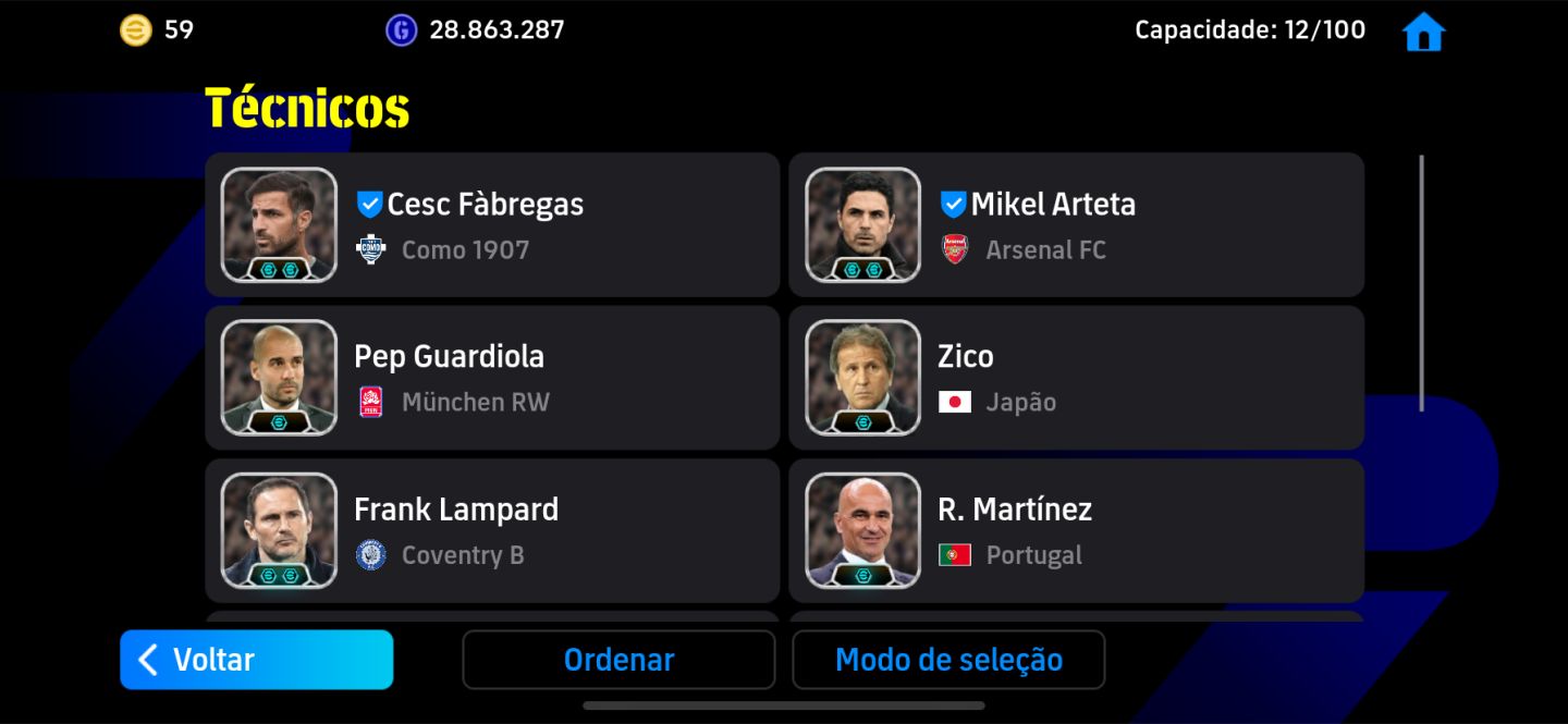 Conta de efootball, 3252 ov