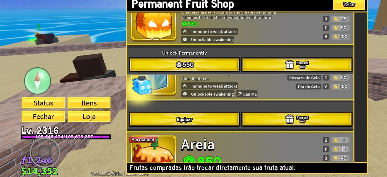 ( PROMOÇÃO) 18K+ GASTOS CONTA BLOX FRUITS + FISCH
