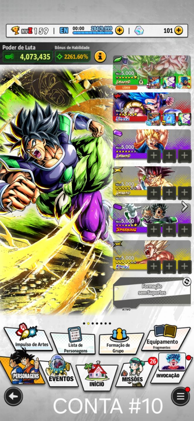 CONTA DE DBL COM GOGETA!!!