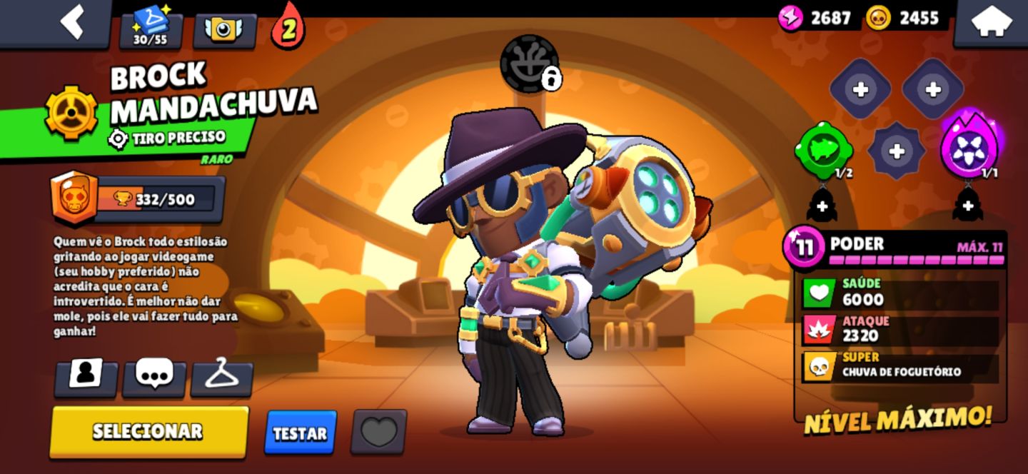 CONTA DE BRAWL STARS COM 103 BRAWLERS 44K TROFEUS
