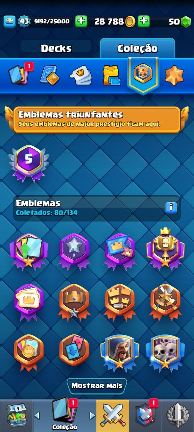 CONTA DE CLASH 5 ANOS 9700 TROFÉUS
