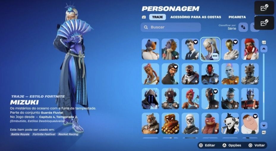 Conta fortnite mais de 210 skins