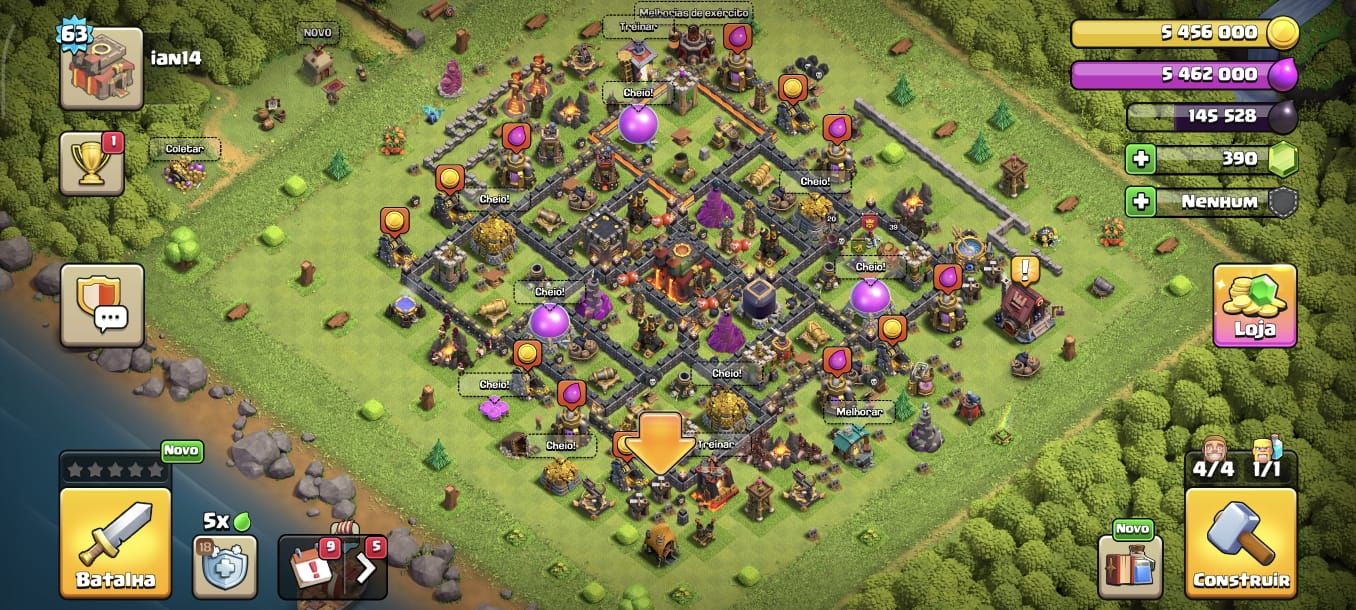 Conta Combo | Clash Royale + Brawl Stars + Clash of Clans | BS 17.563 Troféus |