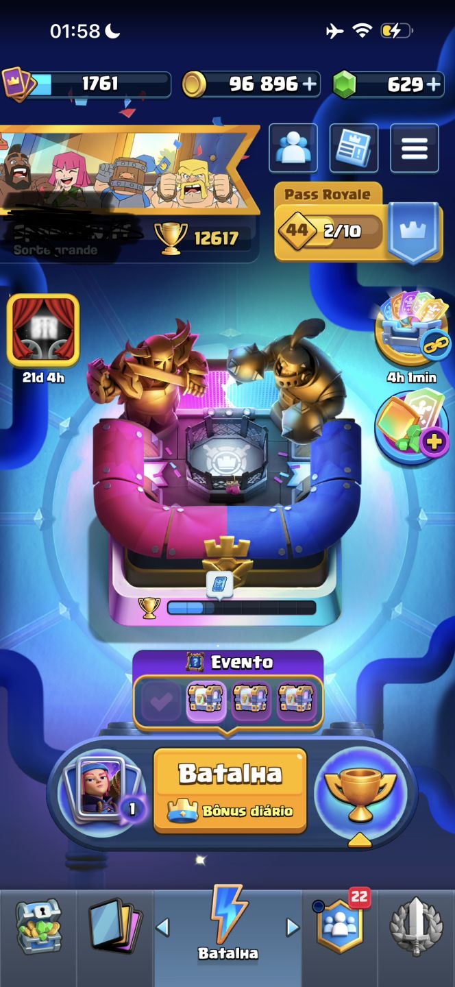 Conta de clash royale e de BRAWL STARS no precinho, as duas pelo precinho