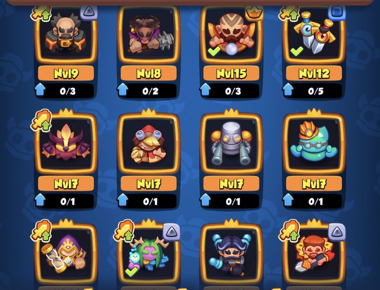Conta rush royale Monge Max 4 anos de jogo