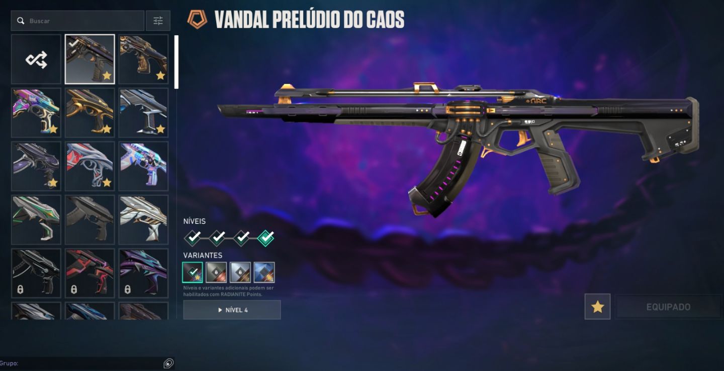 Conta Valorant Diferenciada com faca Kuronami (Preço Negociável)
