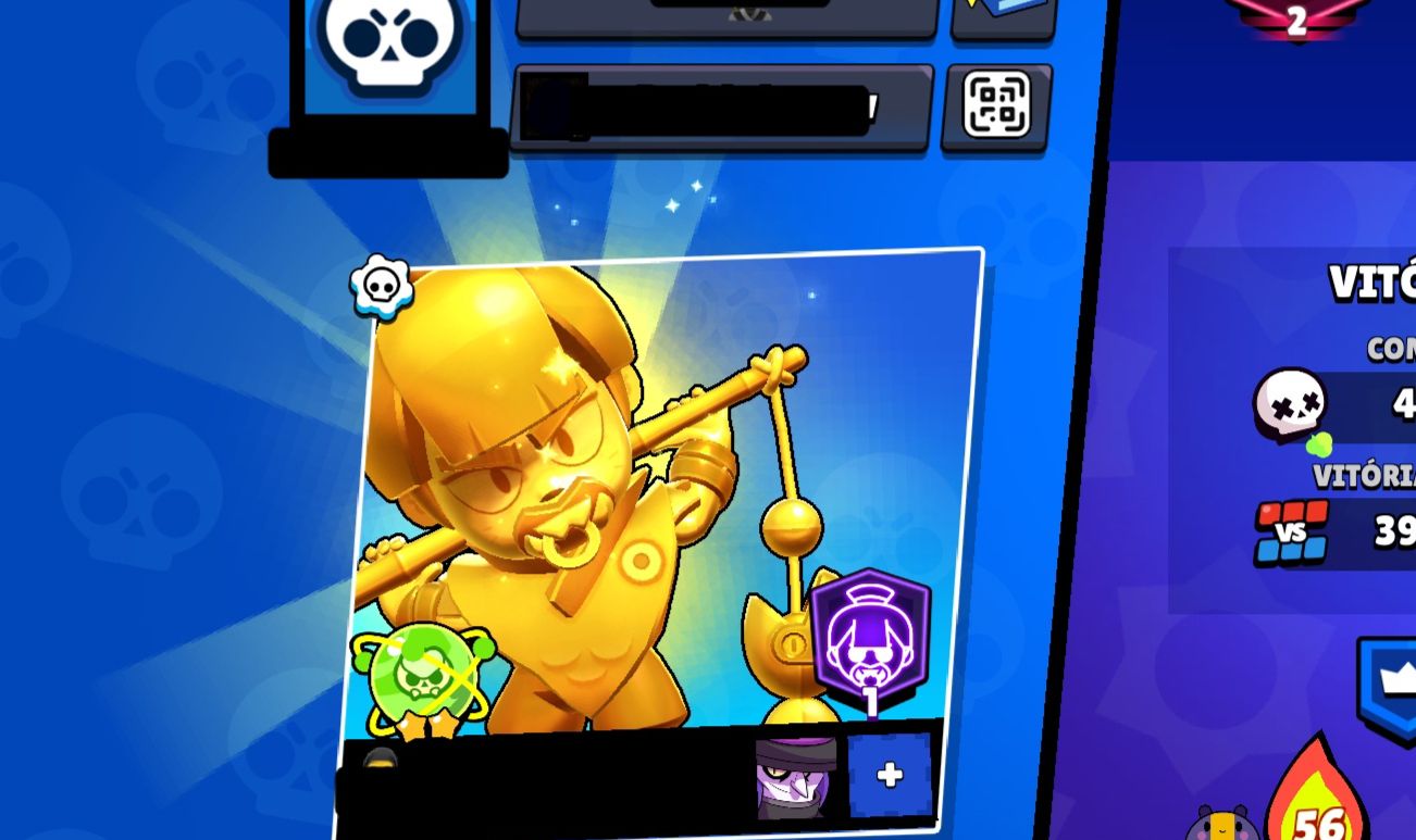(50% OFF)Brawl Stars FULL | 130K Troféus + 773 Skins (2Frank Rei) + Fama Alien 2