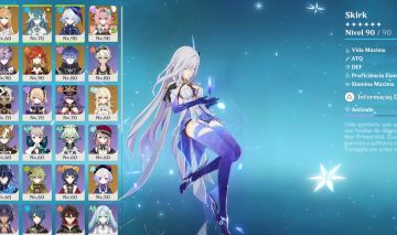 PACOTÃO GENSHIN + HONKAI | SKIRK PREMIUM, FURINA C1R1, DURIN R1 + EVERNIGHT C2R1