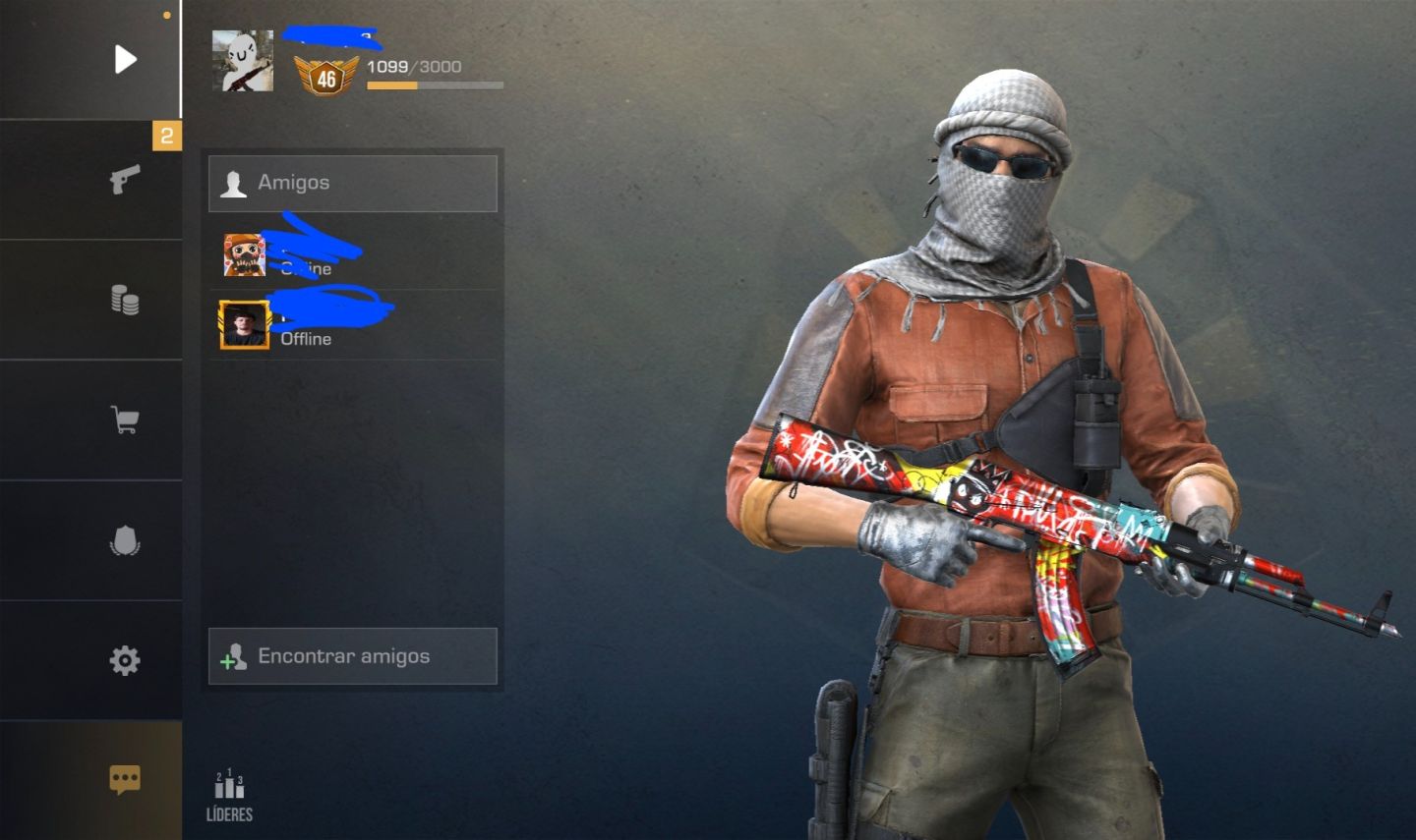 CONTA DO STANDOFF 2 NV 46 !