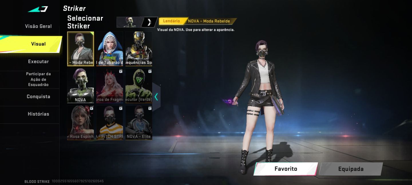 CONTA DE BLOOD STRIKE GEMADA SKINS TOP + ARMAS UPADAS FULL ACESSO