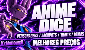 (MENOR PREÇO) ANIME DICE ROBLOX - DADO DE ANIME |UNIDADES/TRAIT/GEMS/JACKPOTS