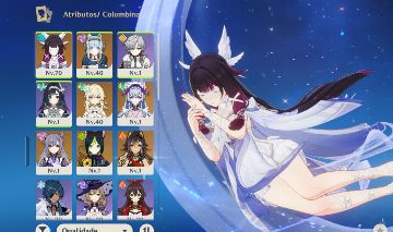 GENSHIN ColumbinaC2+bis, Ineffa, Thignari, Dehya, Keqing e+
